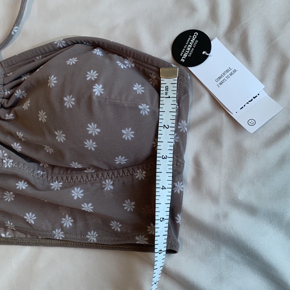 Gilly Hicks Convertible Mesh Daisy Bralette Halter Top - Picture 4 of 6